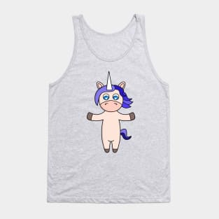 Adorable little unicorn Tank Top